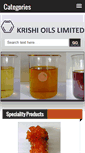 Mobile Screenshot of krishioils.com